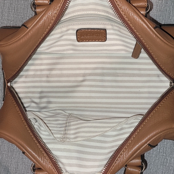 Lacoste Leather Satchel Handbag - Picture 8 of 9